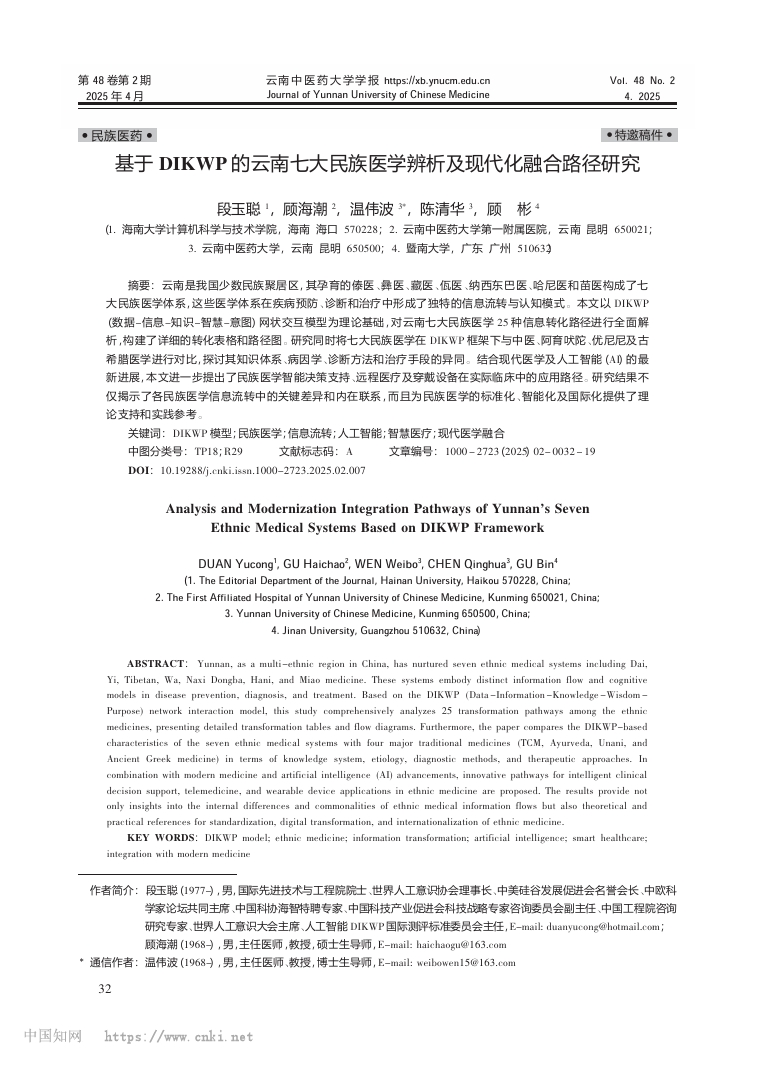 DIKWP转换算法专利
